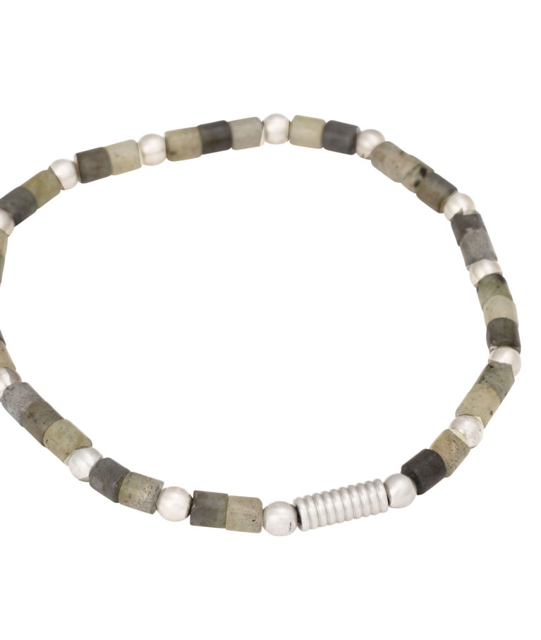Stålarmband sand beads