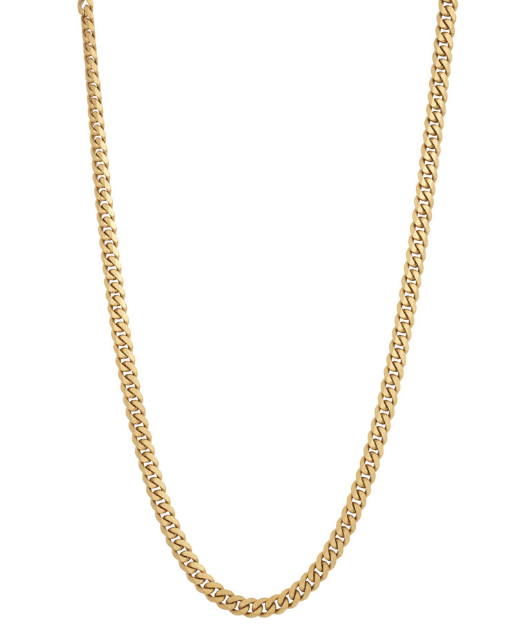 Stålhalsband Pansar gold