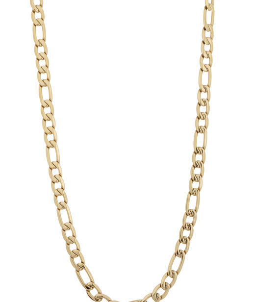Stålhalsband Pansar gles gold