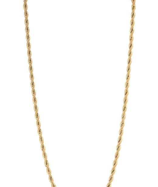 Stålhalsband Twisted gold