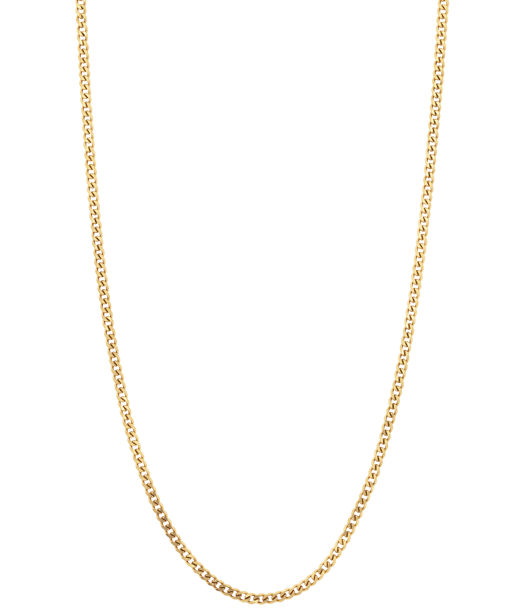Stålhalsband Pansar gold 50cm