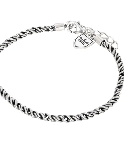 Silverarmband Tvinnat