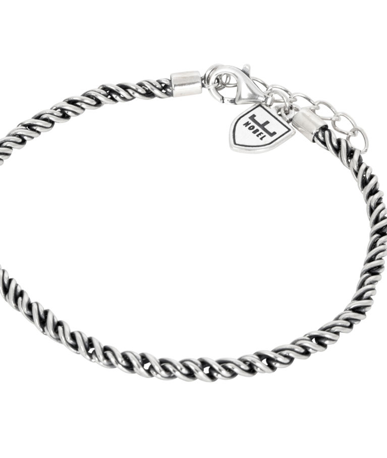 Silverarmband Tvinnat