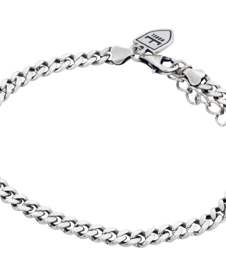Silverarmband Pansar
