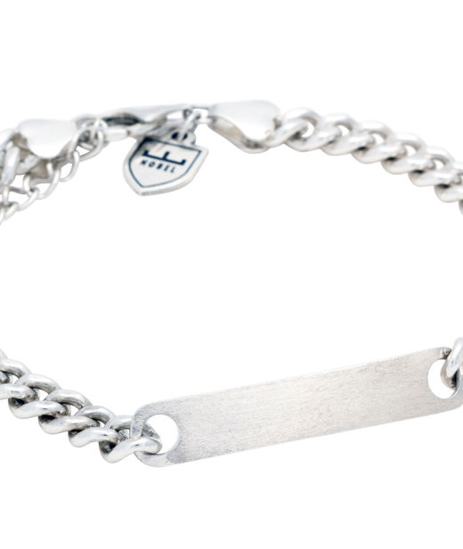 Silverarmband gravyrplatta