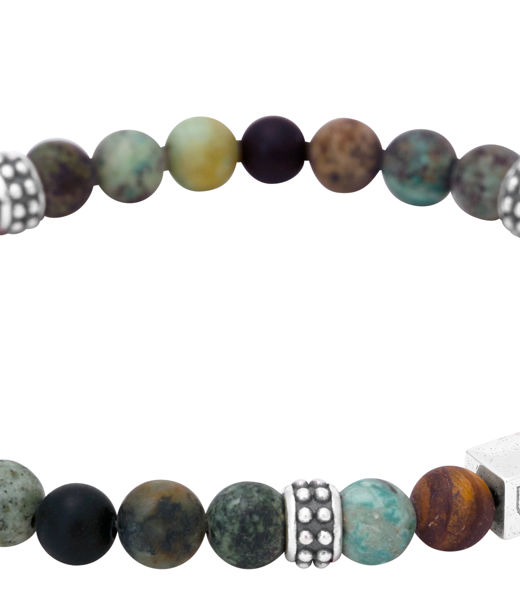 Silverarmband Beads Galaxy stone