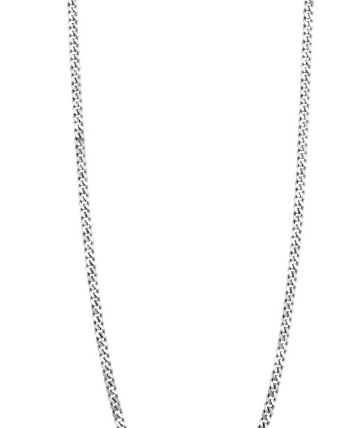 Silverhalsband Pansar 4mm 40+5cm
