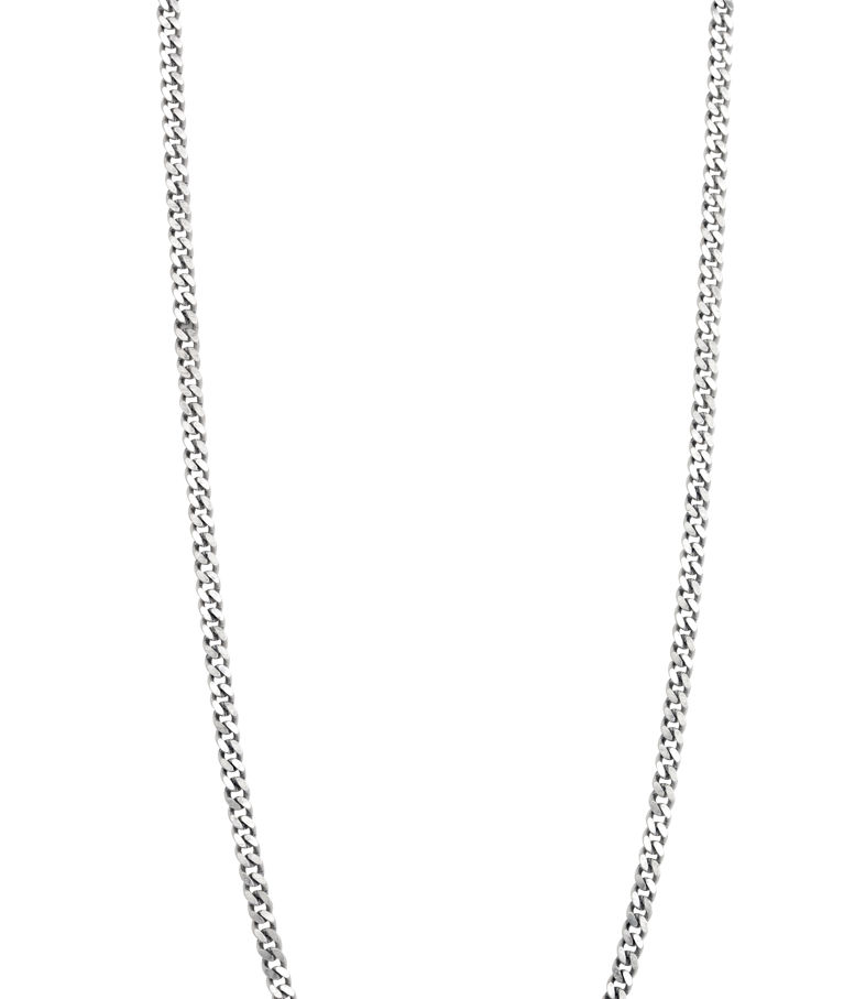 Silverhalsband Pansar 4mm 40+5cm