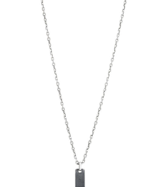 Silverhalsband med hänge 70+5cm