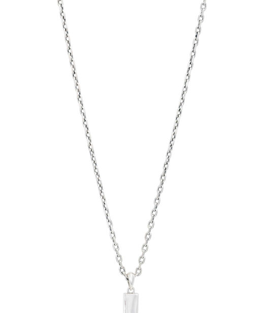 Silverhalsband m hänge 50+5cm