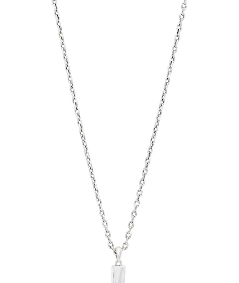 Silverhalsband m hänge 50+5cm