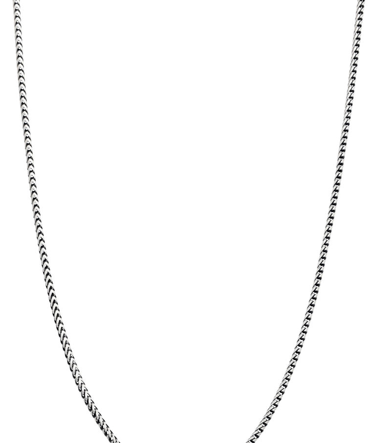 Silverhalsband Spiga 50+5cm