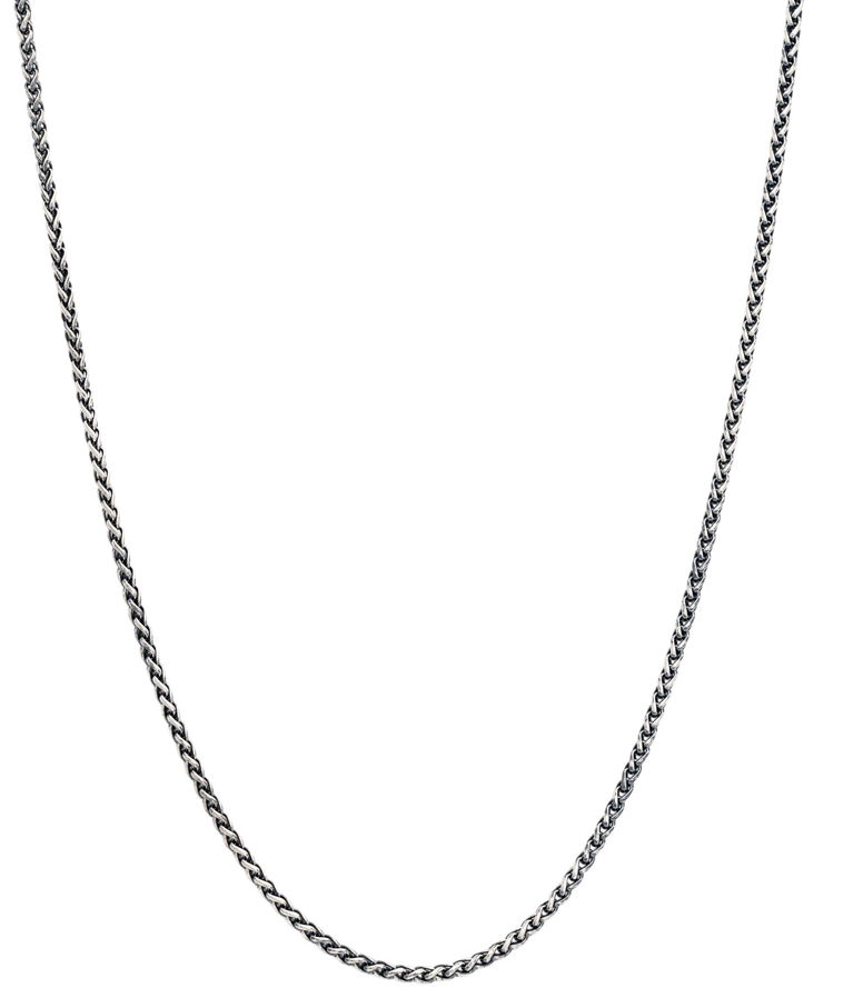 Silverhalsband Spiga 50+5cm