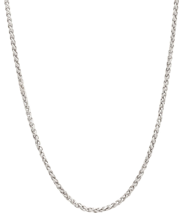 Silverhalsband Spiga 50+5cm
