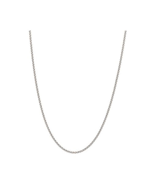 Silverhalsband Spiga 50+5cm