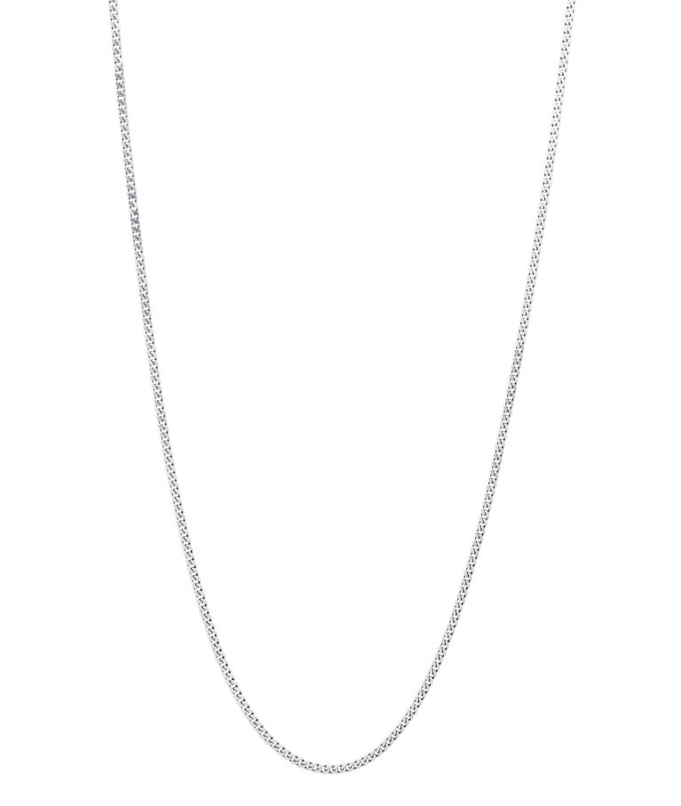 Silverhalsband Pansar 3mm 40+5cm