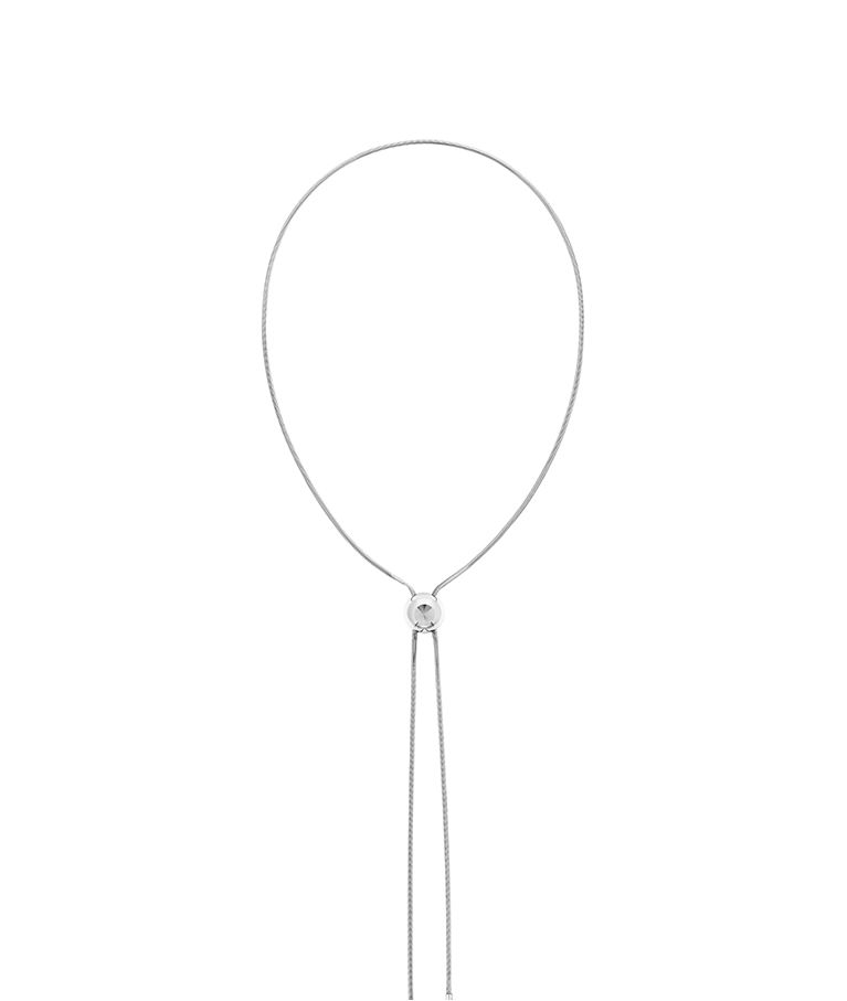 Stålhalsband Adjustable Bubble Y-Necklace