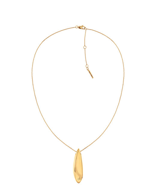 Stålhalsband Sculpted Gold