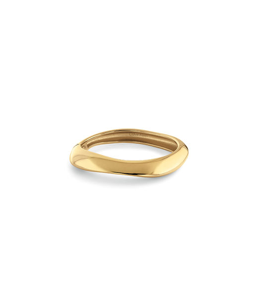 Stålarmring Sculpted gold