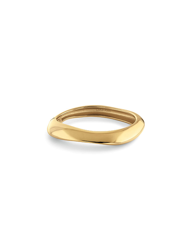 Stålarmring Sculpted gold