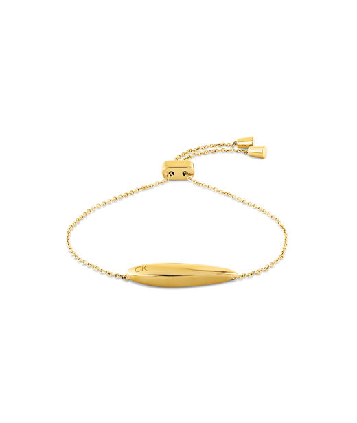 Stålarmband Sculpted Gold