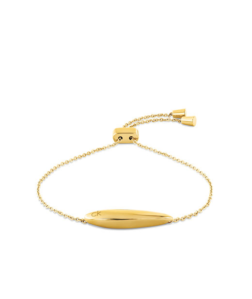 Stålarmband Sculpted Gold