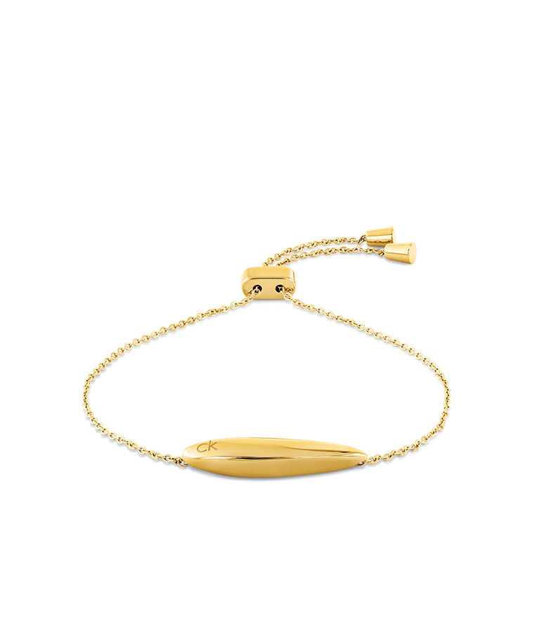 Stålarmband Sculpted Gold
