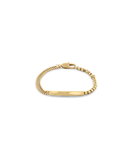 Srålarmband Icon id gold