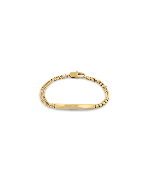 Srålarmband Icon id gold