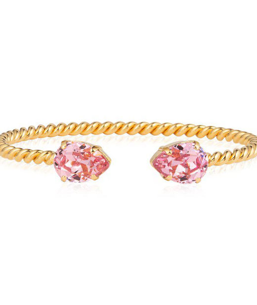 Mässingarmband Mini Drop Light Rose gold
