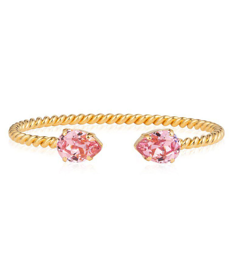 Mässingarmband Mini Drop Light Rose gold