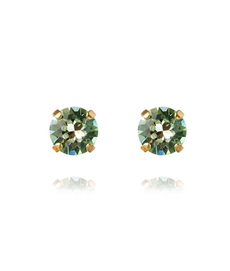Mässingörhänge Classic Studs Chrysolite gold