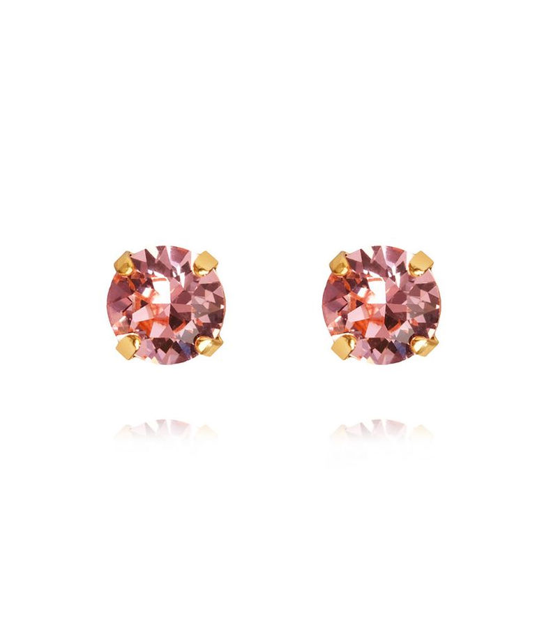 Mässingörhänge Classic Stud Light Rose gold