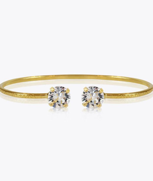 Mässingarmband Classic Petite Crystal gold