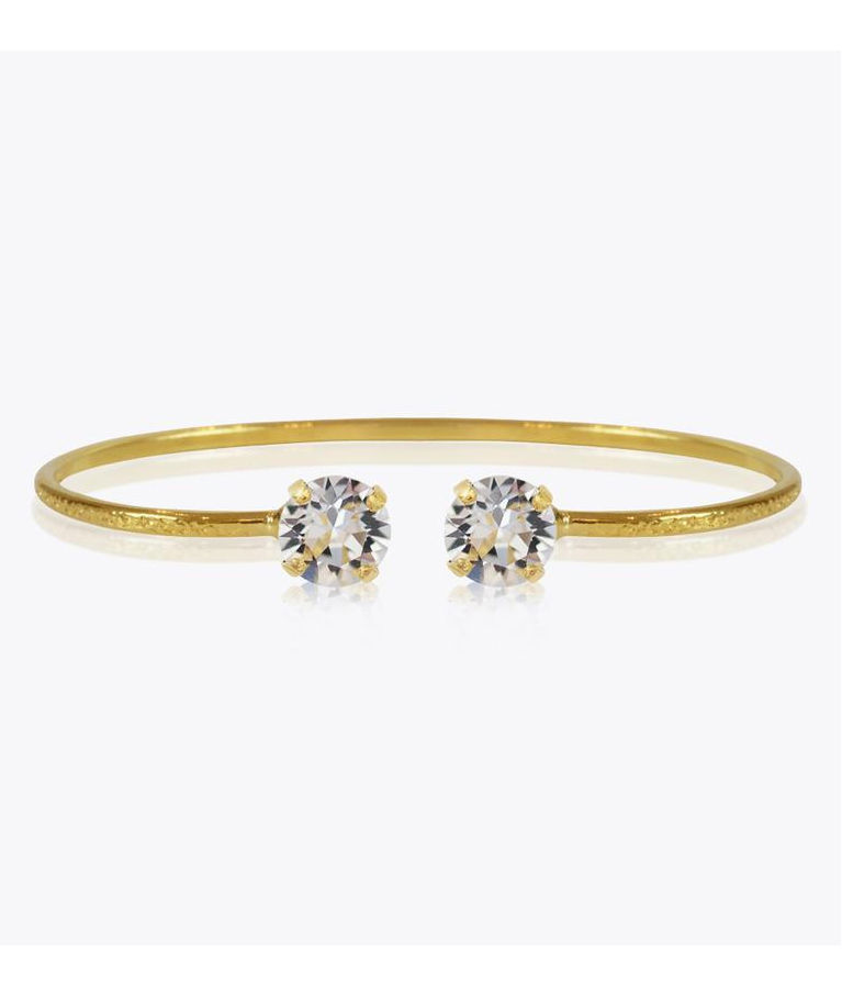 Mässingarmband Classic Petite Crystal gold