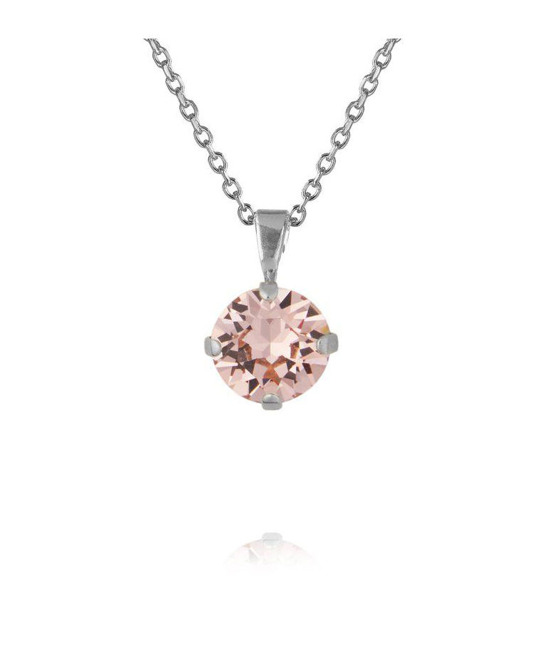 Mässinghalsband Classic Petite Vintage Rose rhodium