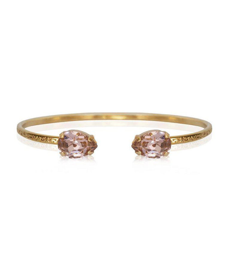 Mässingsarmband Petite Drop Vintage Rose gold