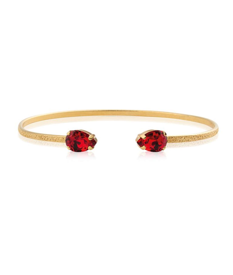 Mässingarmband Petite Drop Gold Light Siam