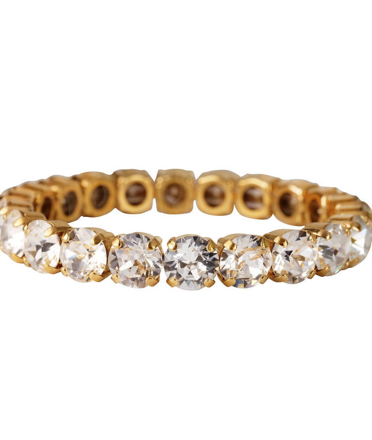 Mässingarmband Gia Crystal gold