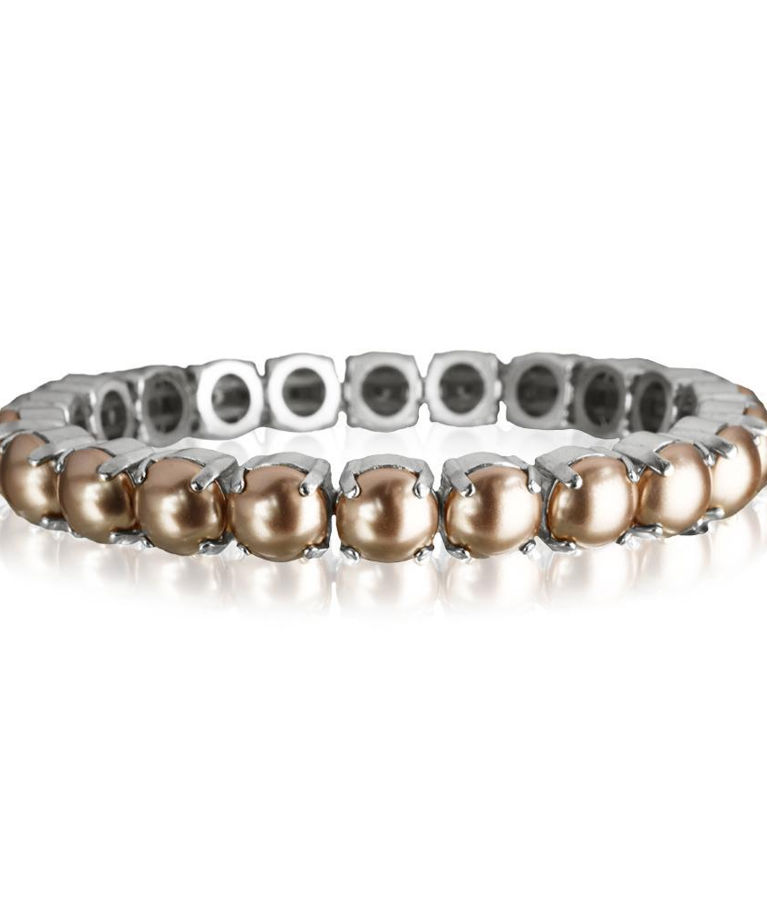 Mässingarmband Gia Bronze rhodium.