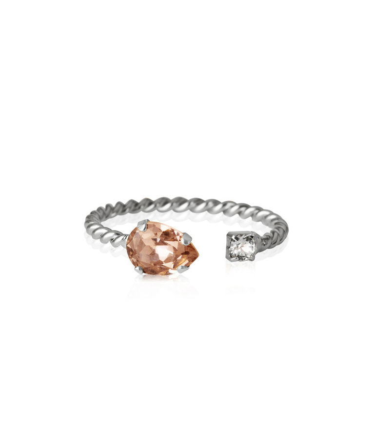 Mässingring Nani Vintage Rose rhodium