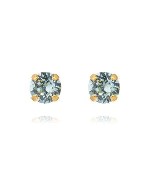Mässingörhänge Mini Stud Light Azore gold