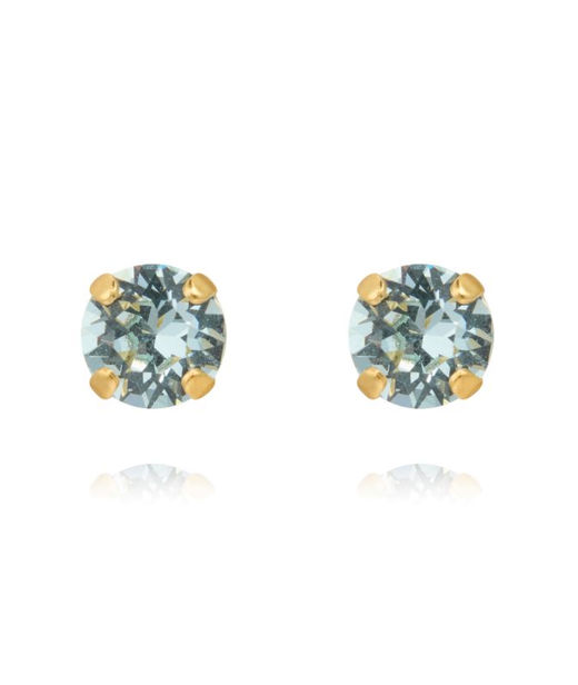 Mässingörhänge Mini Stud Light Azore gold