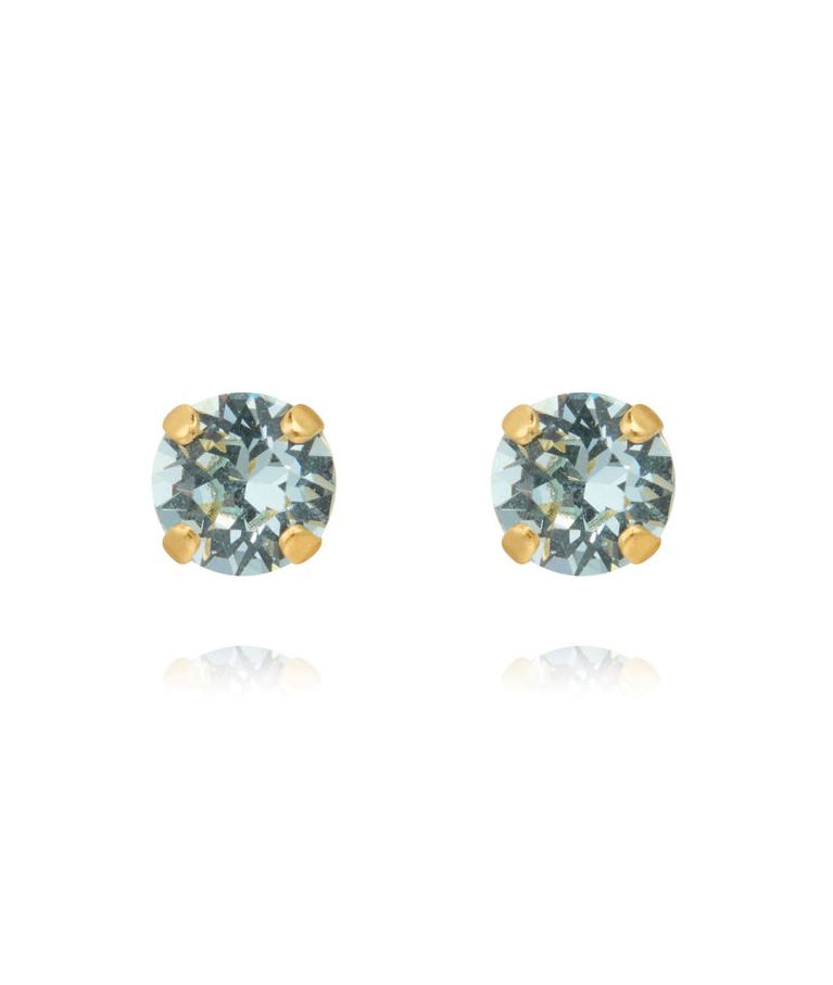 Mässingörhänge Mini Stud Light Azore gold