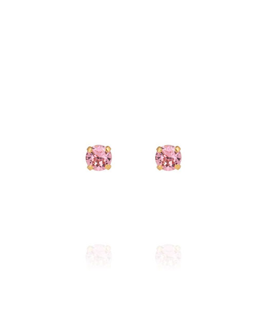 Mässingörhänge Mini Stud Light Rose gold