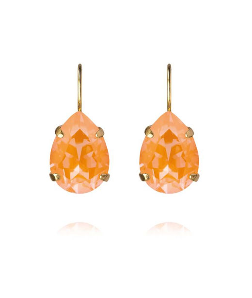 Mässingsörhänge MINI DROP CLASP MANGO DELITE Gold