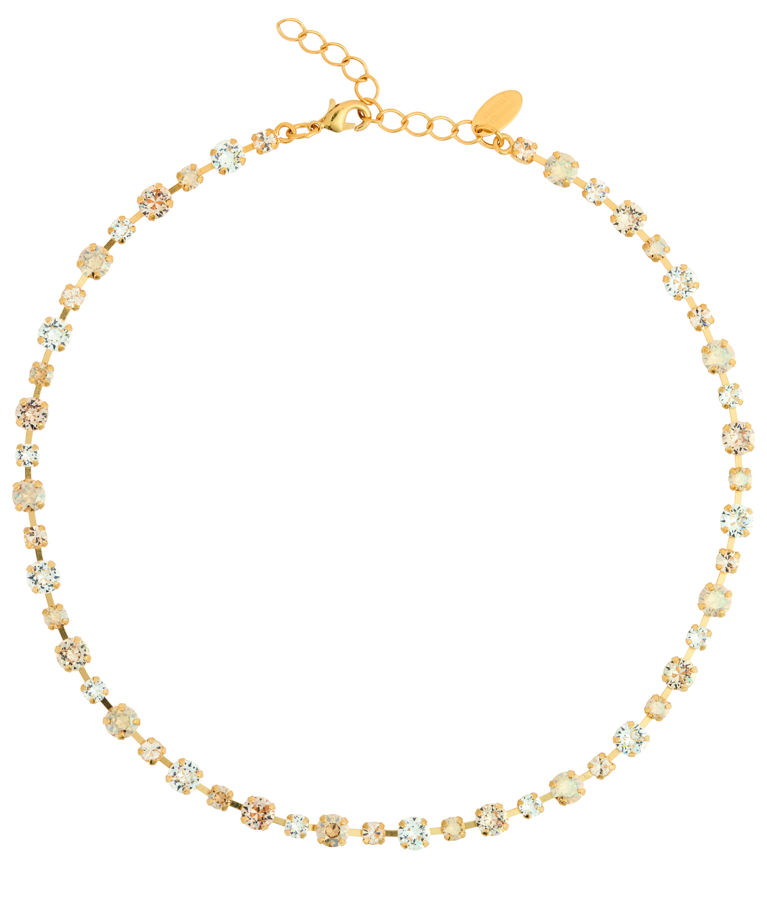 Mässinghalsband Calanthe Golden Combo Gold