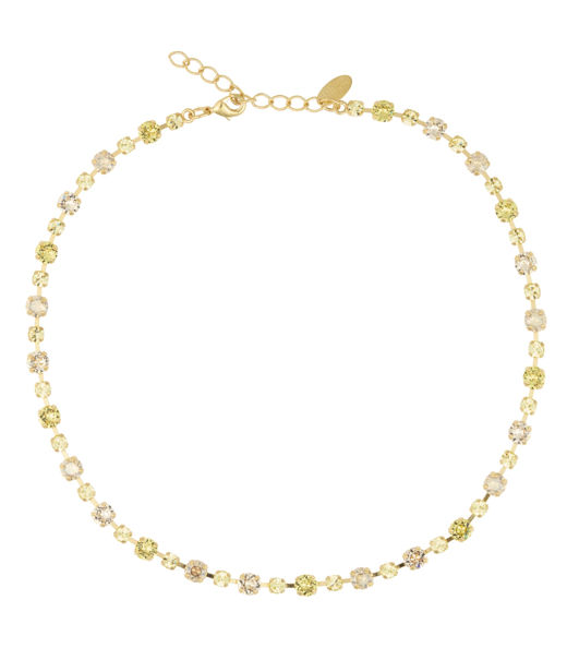 Mässingshalsband Calanthe Dark Jonquil Combo gold