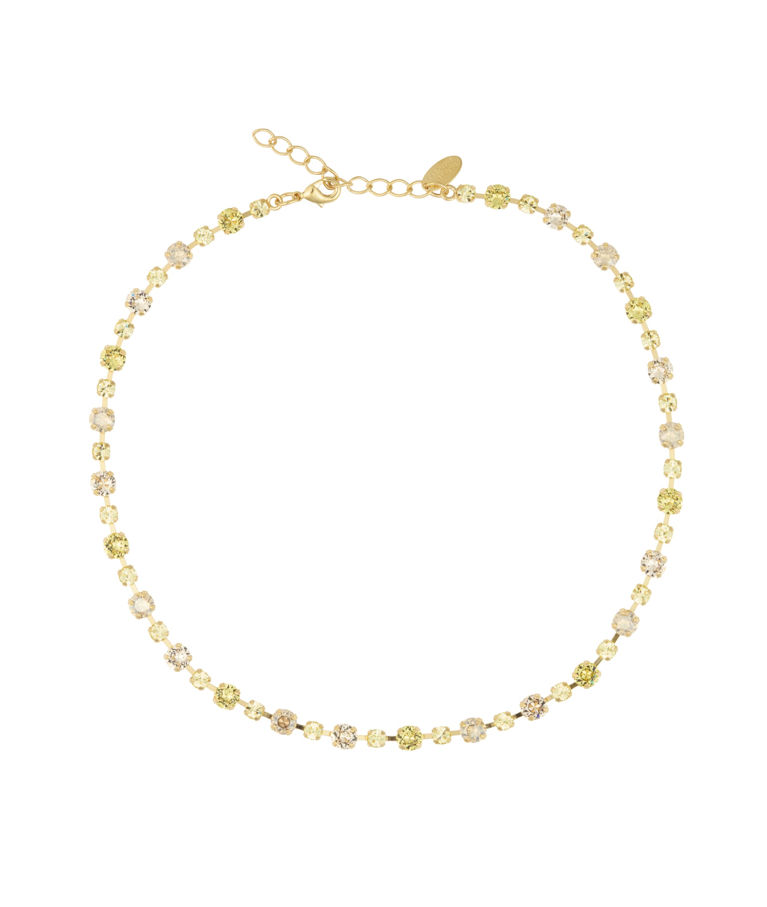 Mässingshalsband Calanthe Dark Jonquil Combo gold