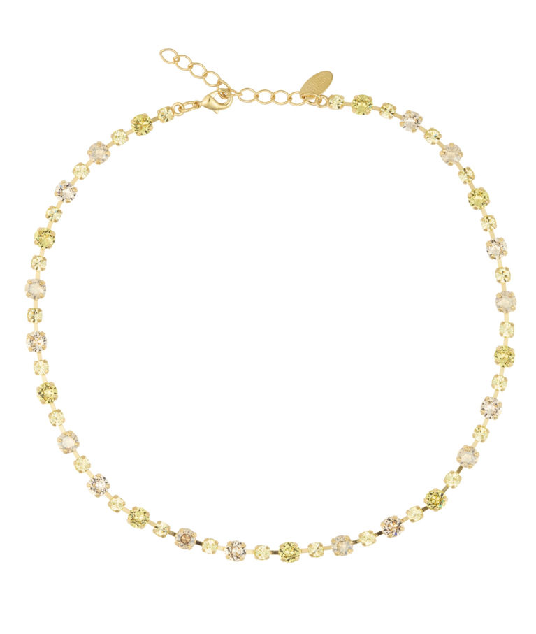 Mässingshalsband Calanthe Dark Jonquil Combo gold